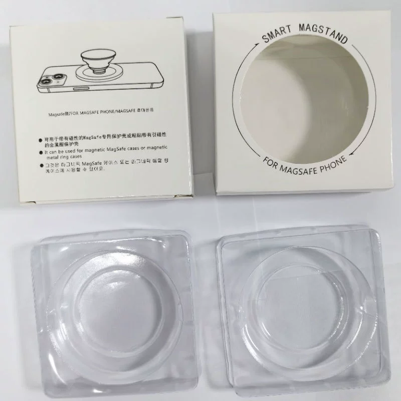 Упаковка для держателя мобильного телефона: магнитная коробка, упаковка с кольцевым креплением, упаковка для держателя с воздушной подушкой, блистерная коробка