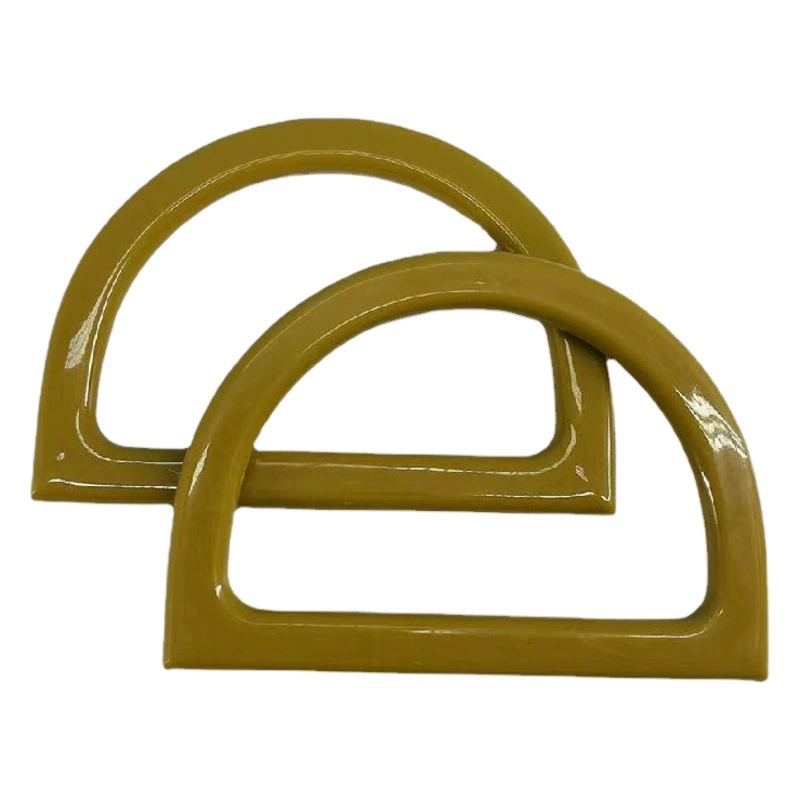 Новый стиль весенний коричневый diy смола плоское кольцо запястье сумка ручная деревянная d коричневая смола ручная ручка