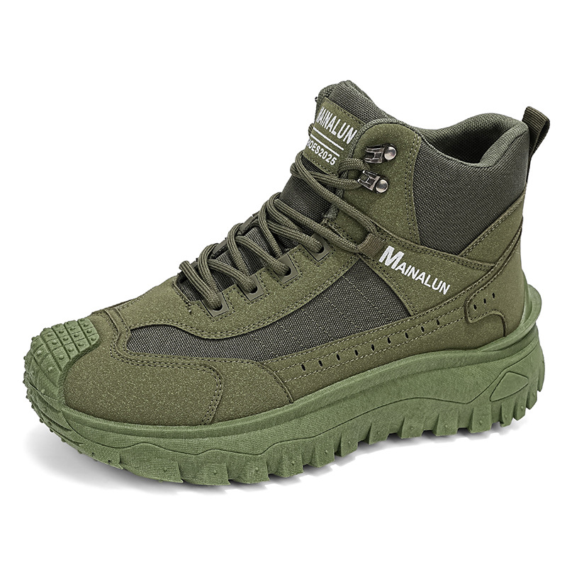 Botas de Trabajo Martin para Hombre de PU y Caucho Ligeras Antideslizantes para Uso Diario