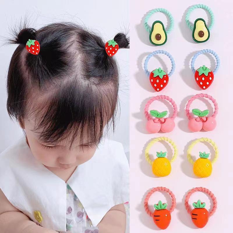 Bandas elásticas para el pelo para niñas, coleteros infantiles con dibujos animados, nuevo estilo 2025, coleteros para bebés que no dañan el cabello, accesorios para el cabello, coleteros con lazo, cuidado del cabello.