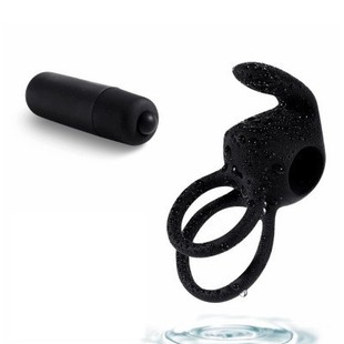 10-Frequency Tongue Locking Essence Vibrating Ring for Women, Clitoral Stimulation, Couple Room Fun Supplies, Silicone Ring Vibrating Ring