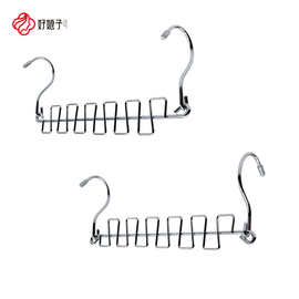 好娘子新品魔术金属12孔挂钩衣架多功能折叠不锈钢折叠衣架批发