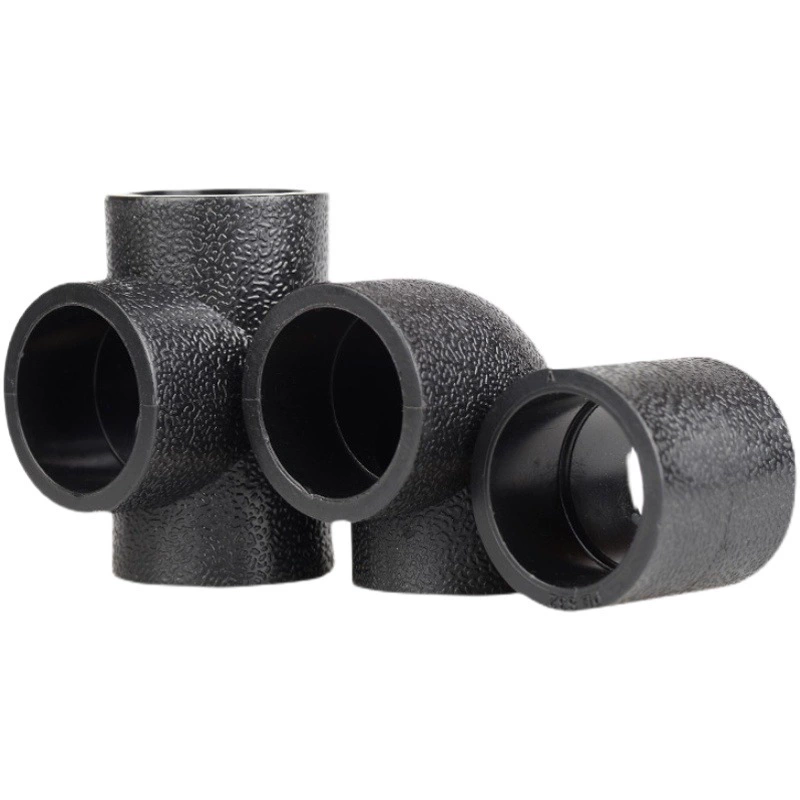 PE тройник с прямым коленком, соединение для орошения водопроводной воды, 20, 4 минуты, 25, 32, пластиковые аксессуары для труб подачи горячим расплавом воды