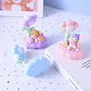 Night lamp flower flower lamp mini bedside handmade shop DIY cream glue making children DIY cream glue DIY night light