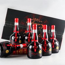 16度法國進口紅酒批發干紅葡萄酒直播代發大肚瓶整箱包郵團購送禮