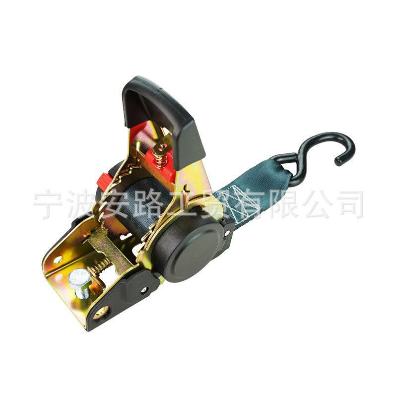 自动拉紧器带S钩2英寸x6英尺带8.8级安装螺栓船用 自动伸缩拉紧器