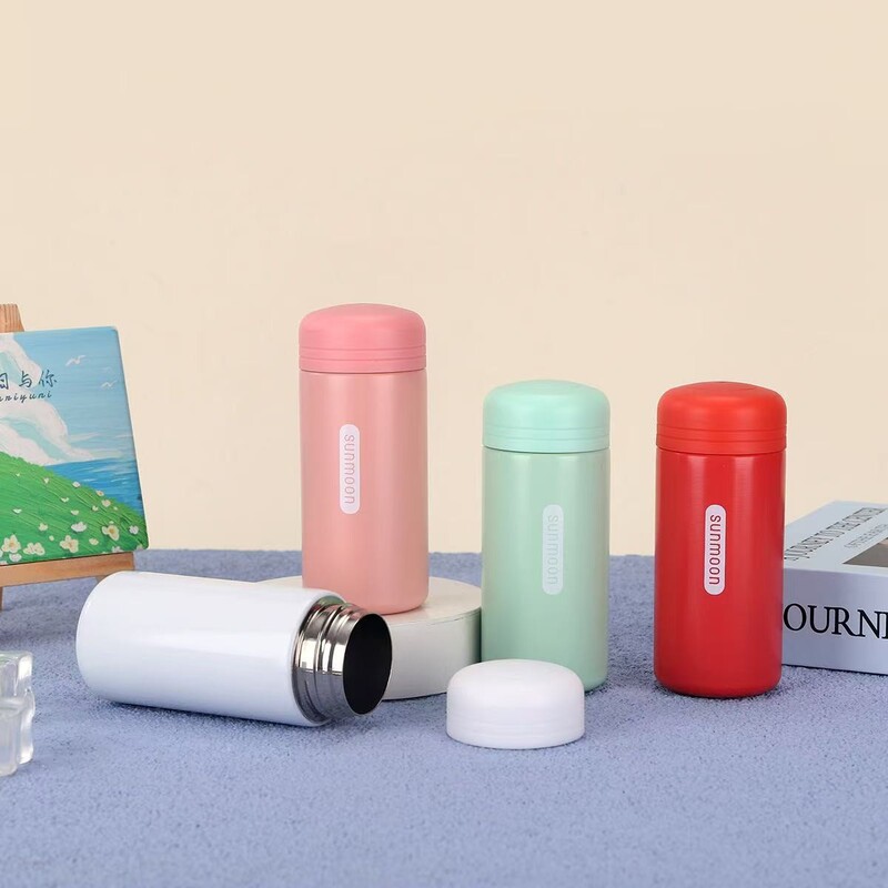 Popular Mini Compact Pocket Cup Solid Color Vacuum 304 Stainless Steel Insulated Cup Student Outdoor Portable Cup Popular Mini Compact Pocket Cup Solid Color Vacuum 304 Stainless Steel Insulated Cup Student Outdoor Portable Cup