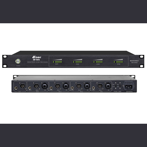 CDBO/KM-6404专业四进四出话筒音频处理器