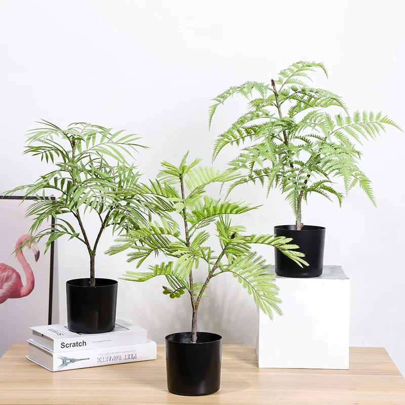 Artificial plant, small pot for living room, floor decorations, Amazon