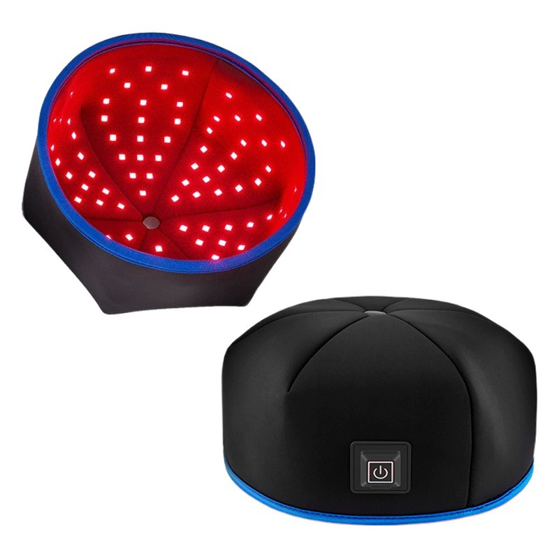 Трансграничная инфракрасная колпачок для фототерапии красный свет физиотерапия домашний инструмент для роста волос импульсная трехступенчатая регулировка красный свет колпачок для роста волос PCBA