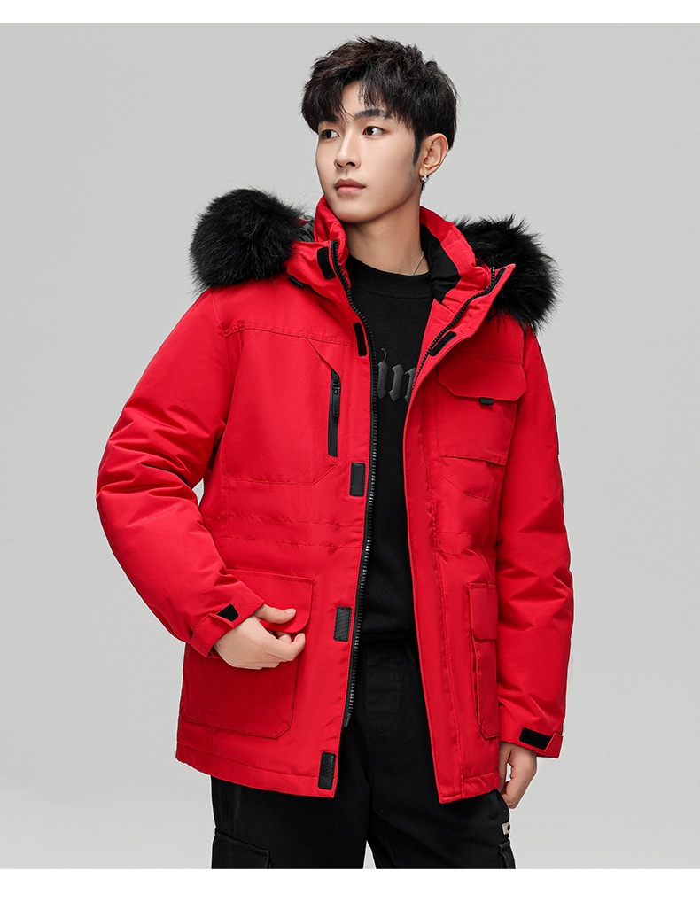 Nueva chaqueta de invierno con capucha informal y cálida de moda para hombre_voghion.com