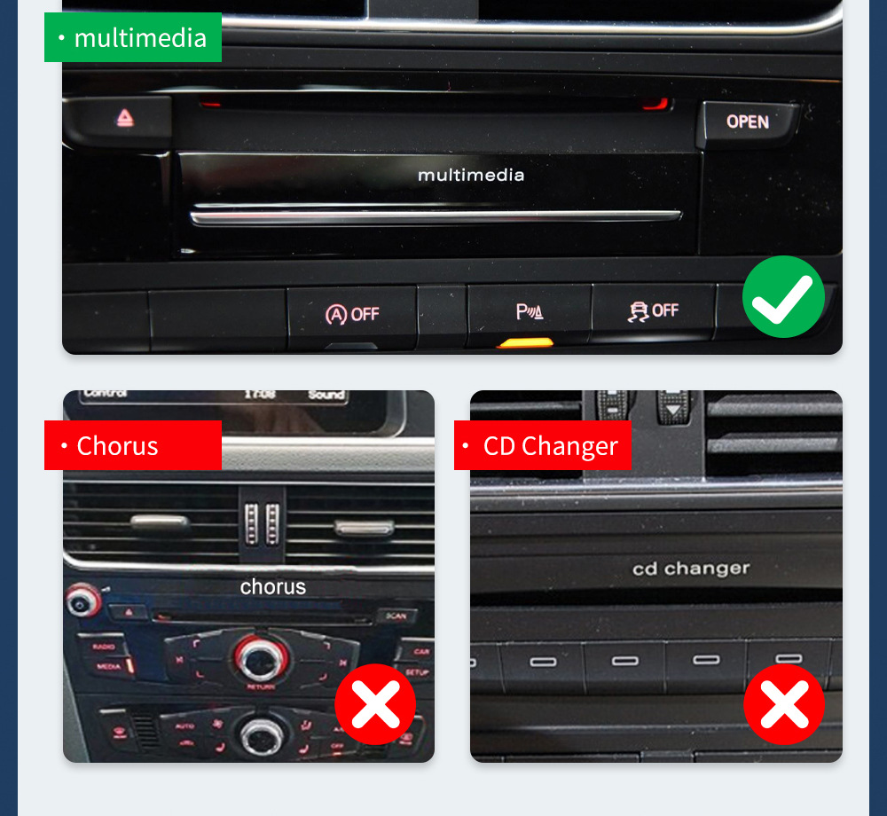 RoAd Engine Interconnection Wireless CArPlAy Is SuitAble for Audi A4 A5 2009-2015 Decoder Mode