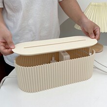 桌面理线盒宿舍排插收纳儿童防触电安全手机数据电线桌面整理收纳