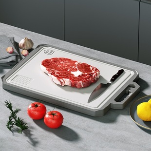 304 stainless steel food grade kitchen antibacterial sharpening anvil large size cutting board dumpling plastic chopping board