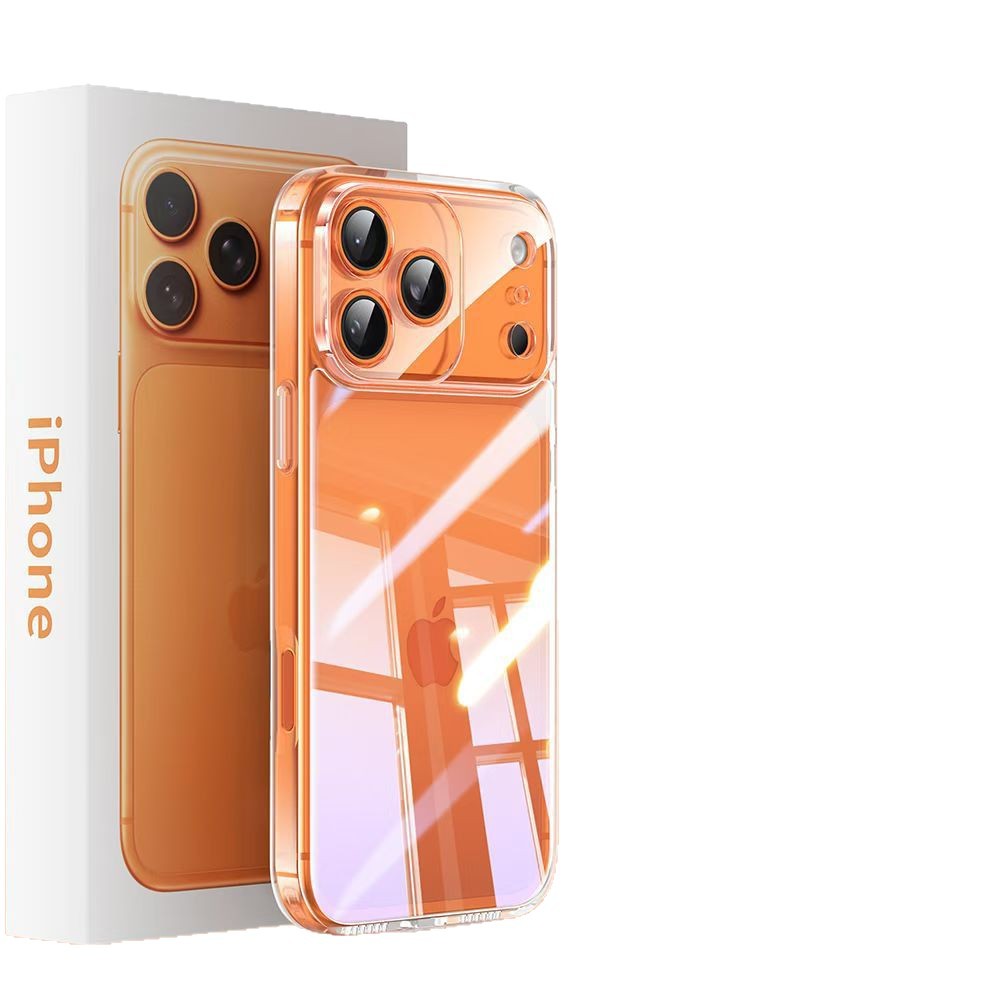 Aplicable a Apple 17Pro Corning vidrio anti-caída caso de teléfono móvil ultra delgado iPhone16 cristal diamante transparente funda de alta calidad