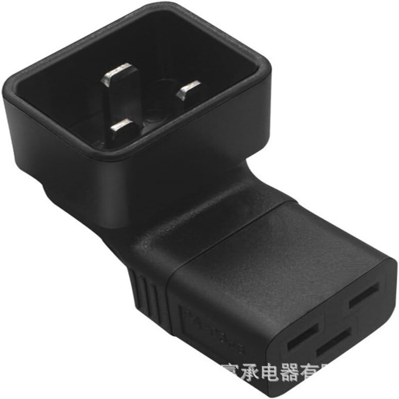C20 to C19 Ac Power Converter, Pdu/Ups C20 Male Plug to C19 Female Socket