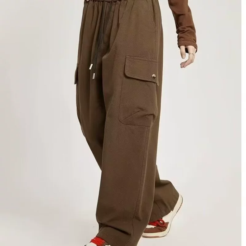 Tide, retro Japanese brand trend casual trousers, American style, loose straight fit