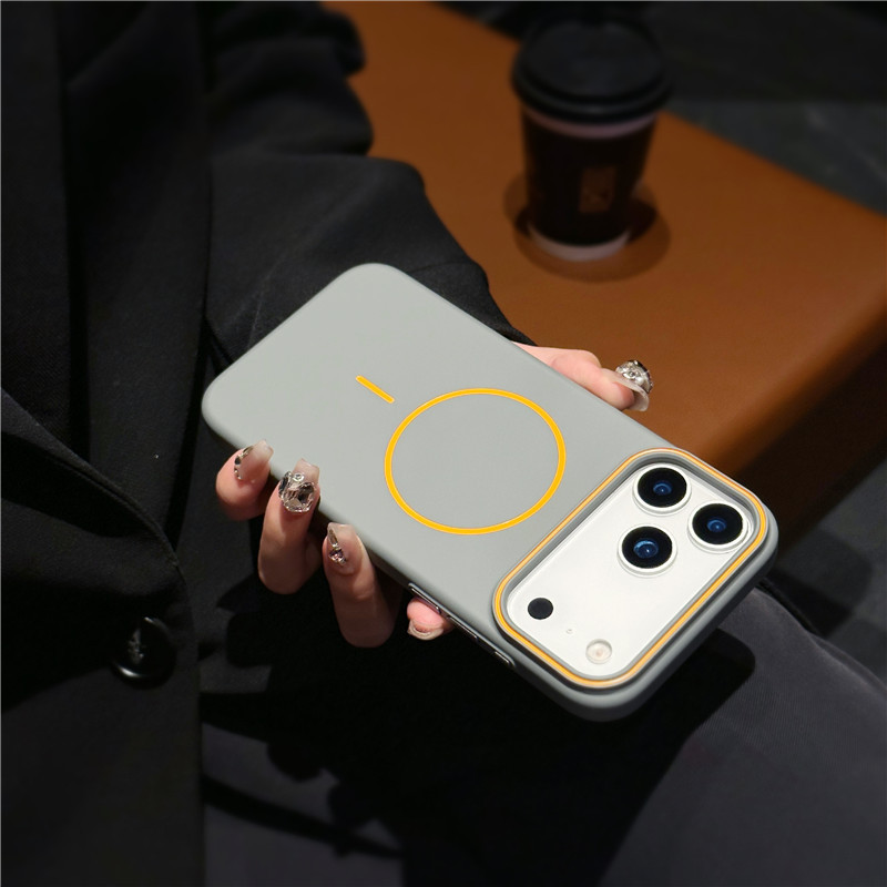 适用苹果17Promax超薄PC手机壳16pro磁吸15肤感iPhone13保护套12|undefined