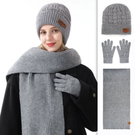 成人手套;3件套;成人帽