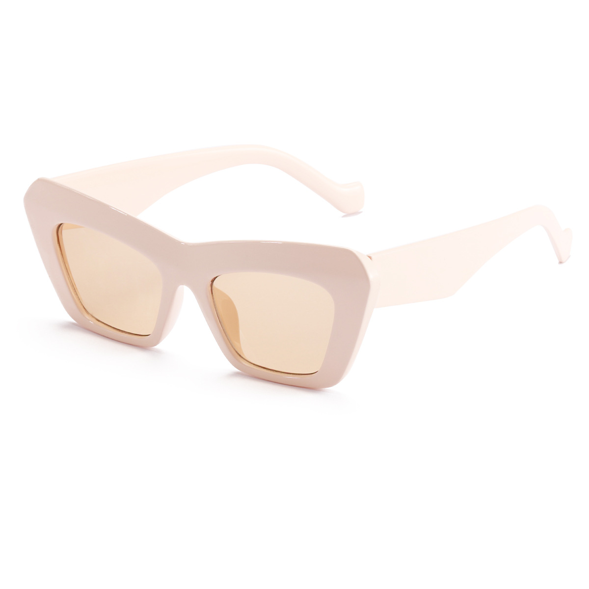 2021 Nueva forma de CEJA cuadrada gafas de sol de Marco grande transfronterizo hombres y mujeres mismas gafas de sol 90006