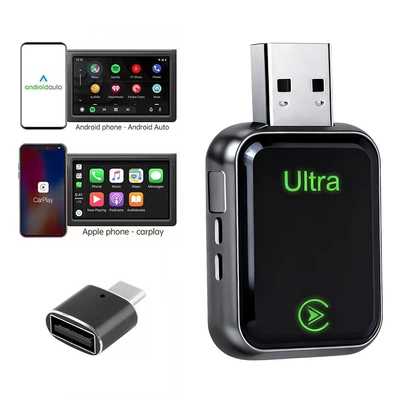 Amazon's Popular Wireless Carplay Simsiz CarPlay və Android Auto - k7a-gunmetal-adapter-english-version