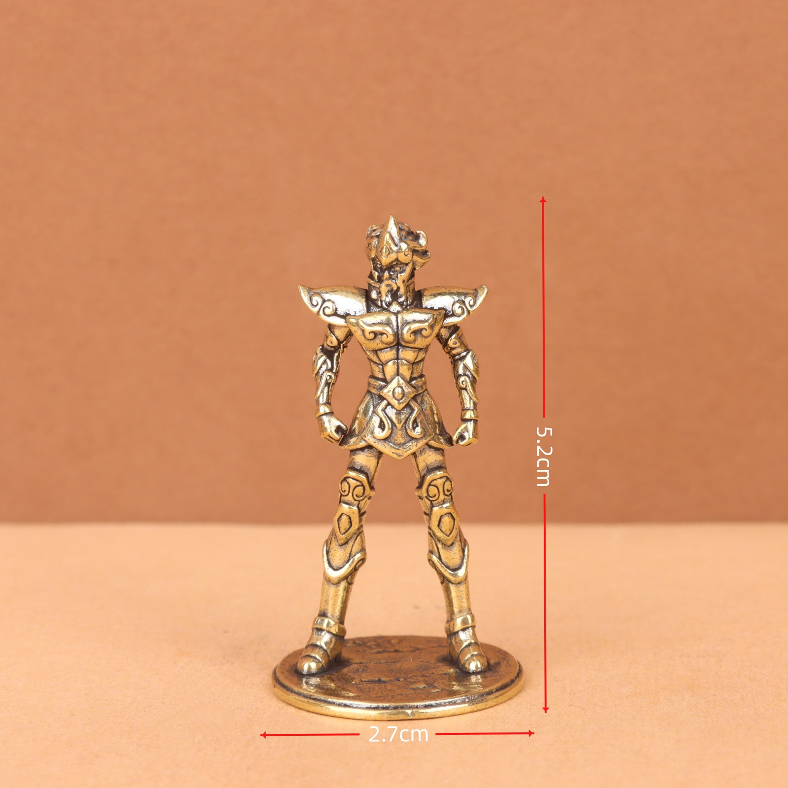 Ventas transfronterizas de bronce doce constelaciones de guardianes adornamientos Star Yao modelo de dibujos animados decoración de escritorio adornamientos de cobre