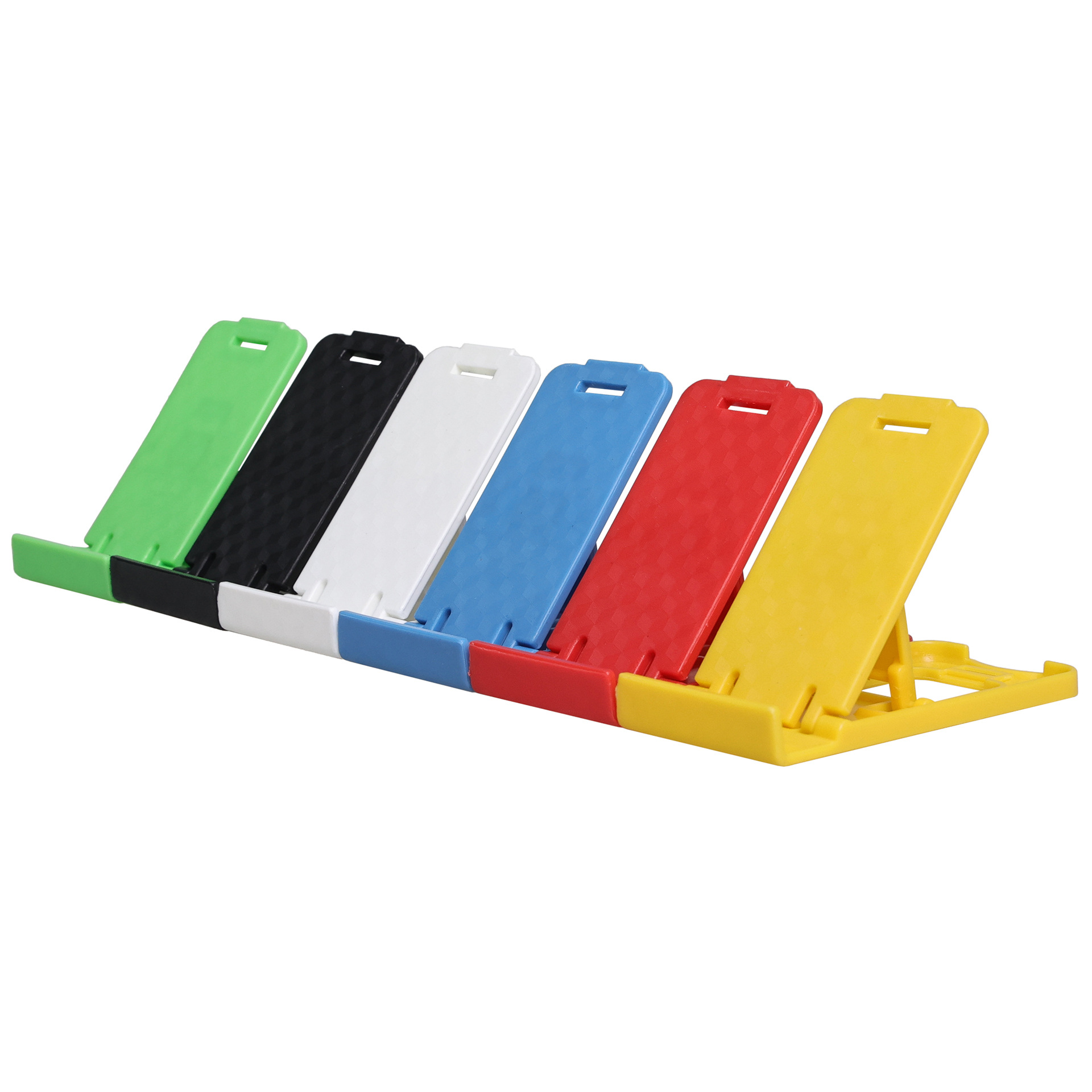 塑料桌面折叠迷你手机支架 简易双开手机座批发