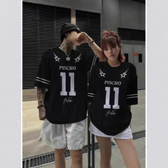 クロスボーダー temu TK 夏人気のラウンドネック半袖通気性コントラストカラー T シャツデジタル印刷カスタムパターン