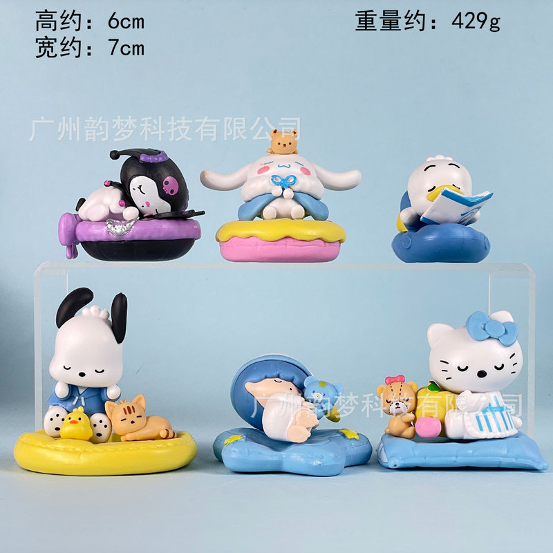 国境を越えた送料無料チェスサンリオフィギュアメロディーパチャ犬クロミブラインドボックスガシャポン人形機装飾品|undefined