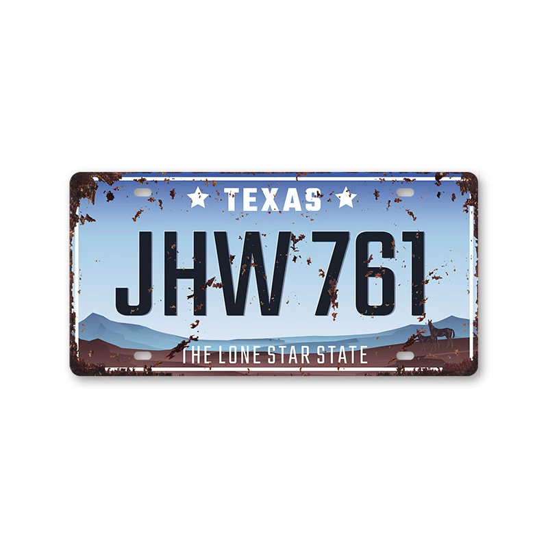 Ретро-табличка лицензии из олова 1530, американские винтажные дизайны, металлическое настенное искусство 20×30 см