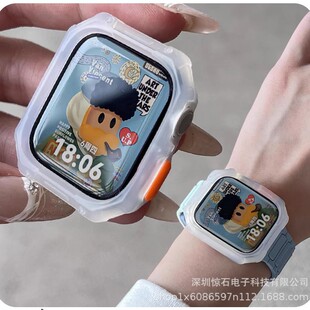 Transparent case for applewatch protective case iwatch apple watch ultras10 protective case wholesale
