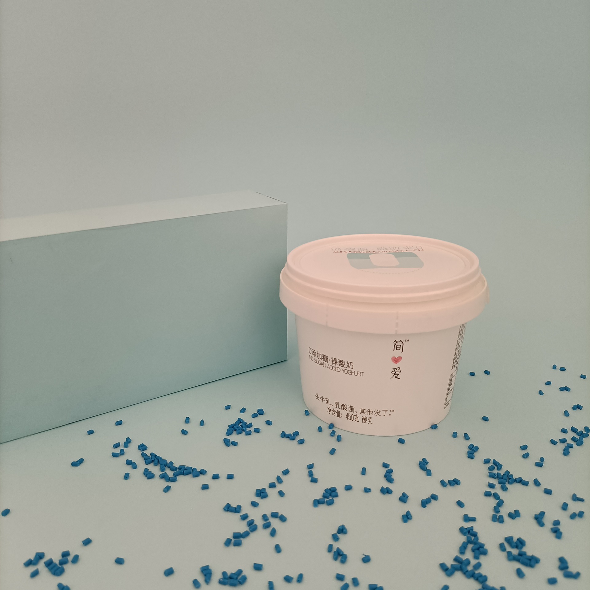 广东厂家 500ml食品级PP加冰淇淋盒酸奶桶椭圆形小桶酱料桶