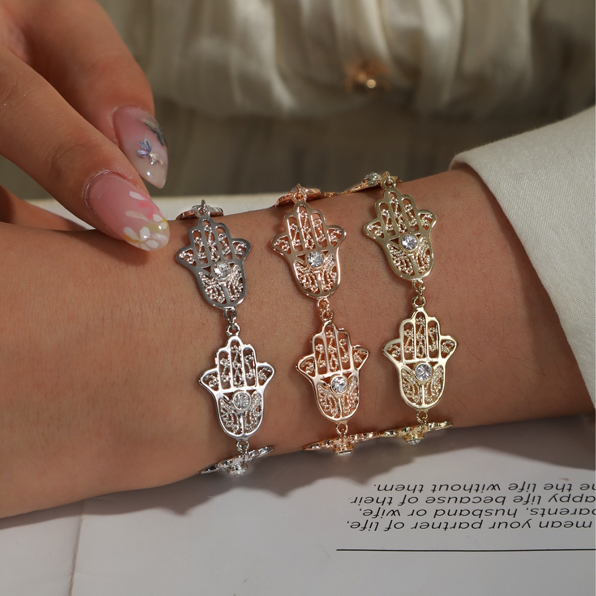 Pulsera de Aleación de Cobre Xuping con Diseño de Ojo de Diablo, Estilo Europeo y Americano, Pulsera Personalizada de Moda para Mujer