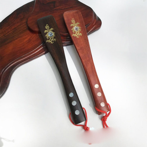 Redwood shoe pick 22 cm ebony wood shoe picker wooden chicken wing wood shoe extractor solid wood elderly people's shoe pick 