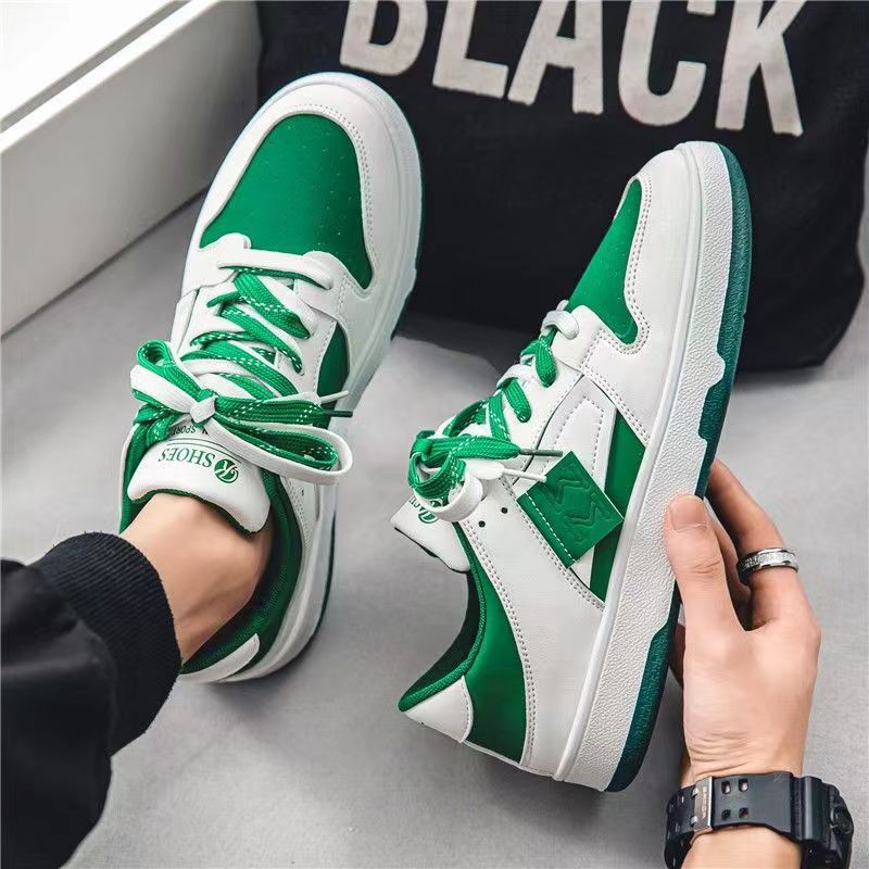 fashionable classic two-tone comfortable breathable retro trend…