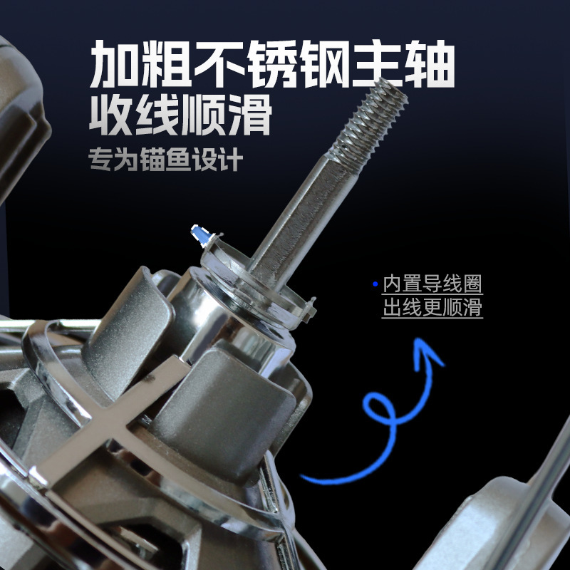 启程NGK锚鱼纺车轮路亚纺车轮全金属海钓远投轮专用渔线轮批发|undefined