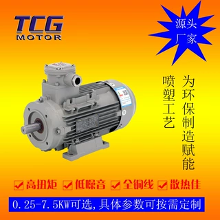 YBX3防爆电机 750瓦三相380V隔爆型CT4三相异步电机 单向连续运行