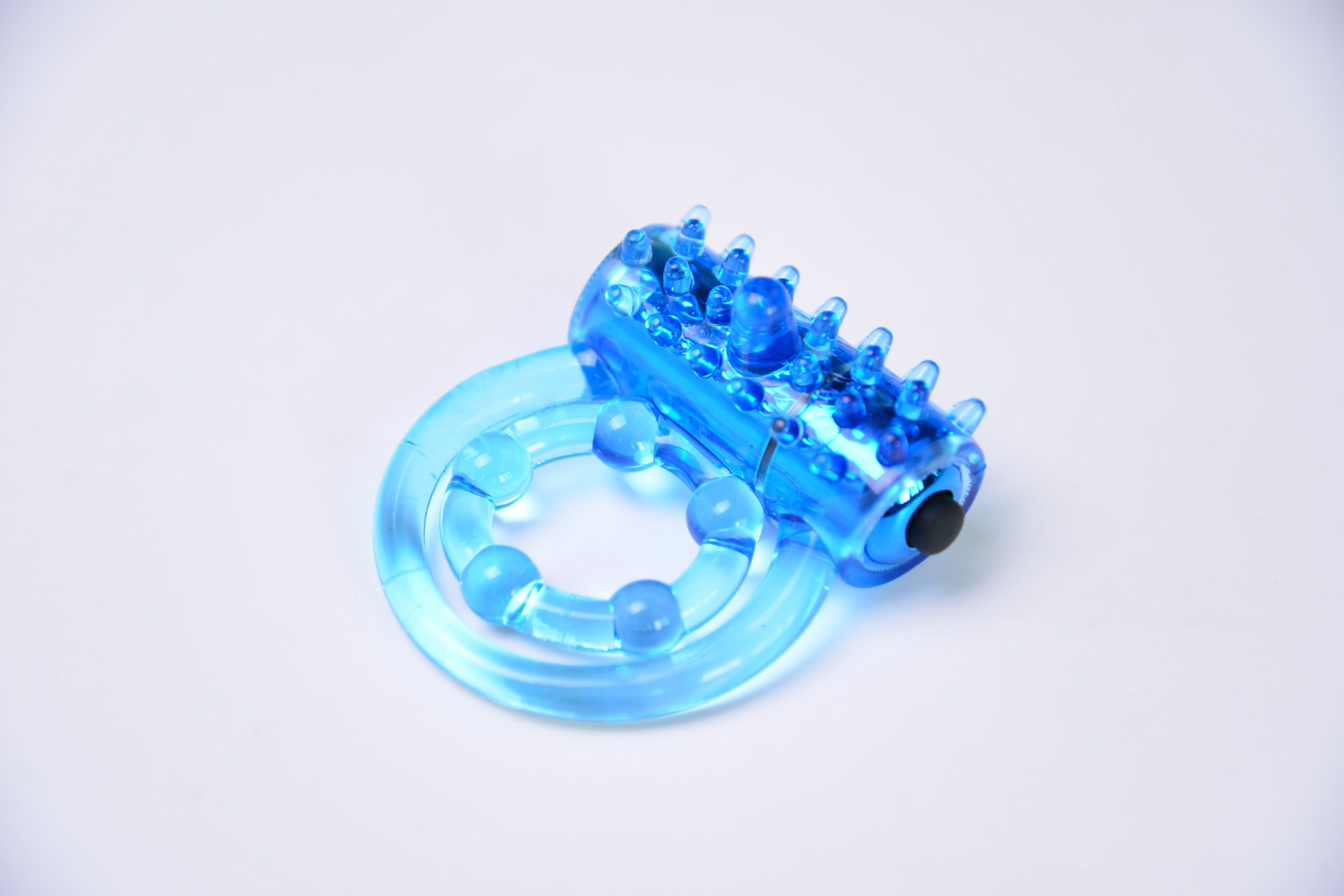 Yuechao Concentric Dual Delay Ring, TPE Cock Ring for Longer Lasting, Classic Blue Model — detail image 6