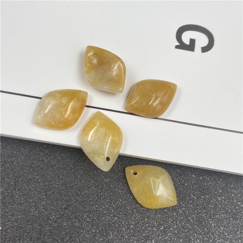 Agate Petal Leaves Diy Topaz Jade Novice Ancient Jewelry Accessories Wholesale display picture 9