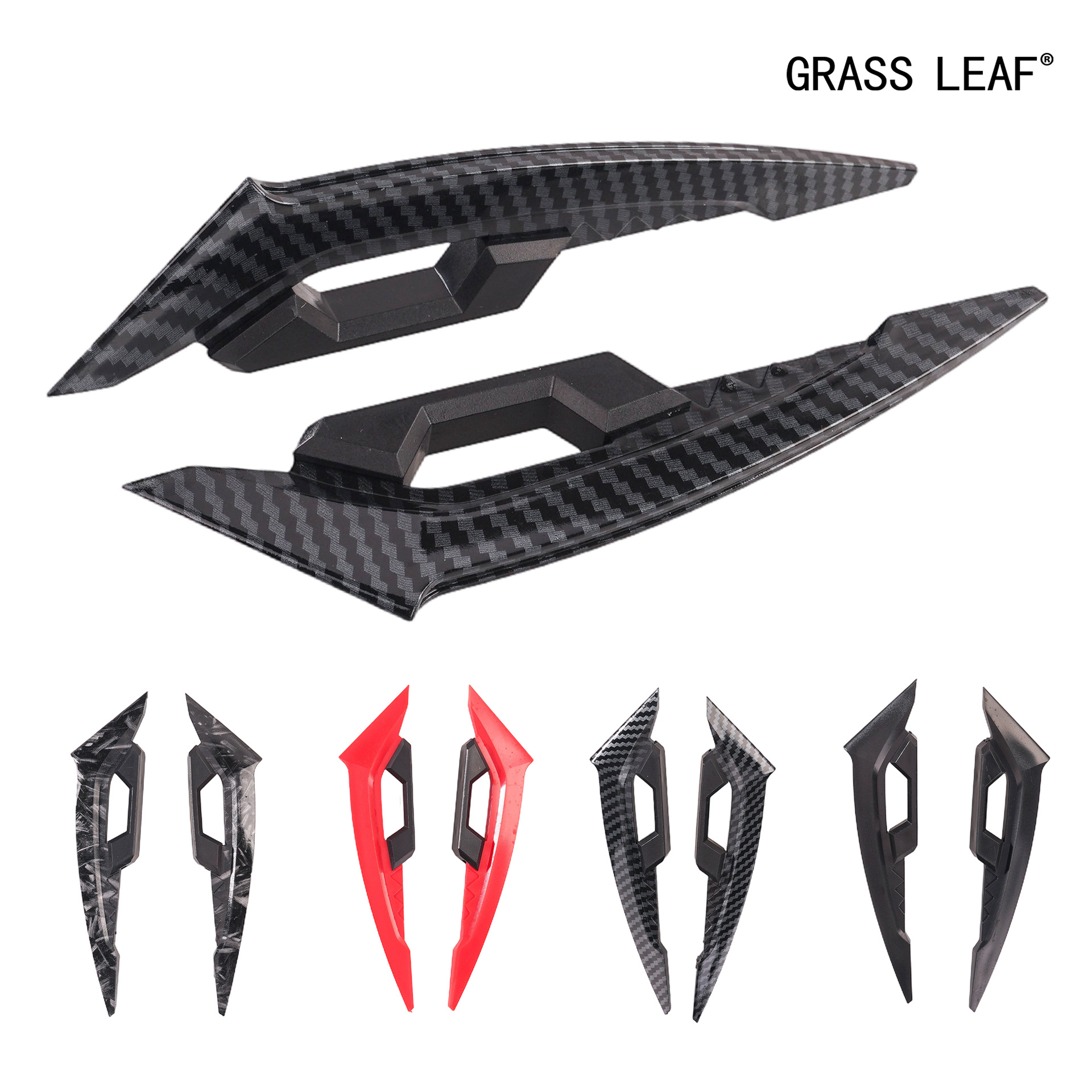 厂家热销摩托车电动车改装配件  新款ABS爪形二代装饰彩风定风翼