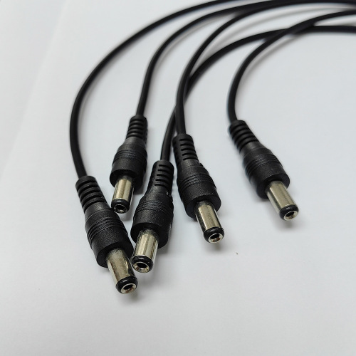 Direct factory supply DC power cord 5521 male and female single head 2.5mm2 DC extension connection cord