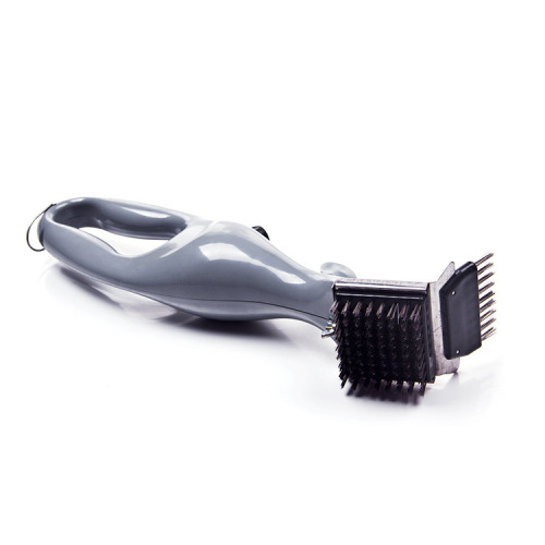 Wholesale stainless steel barbecue brush outdoor barbecue grill grill cleaning tool household kitchen oil smoke stain cleaning brush