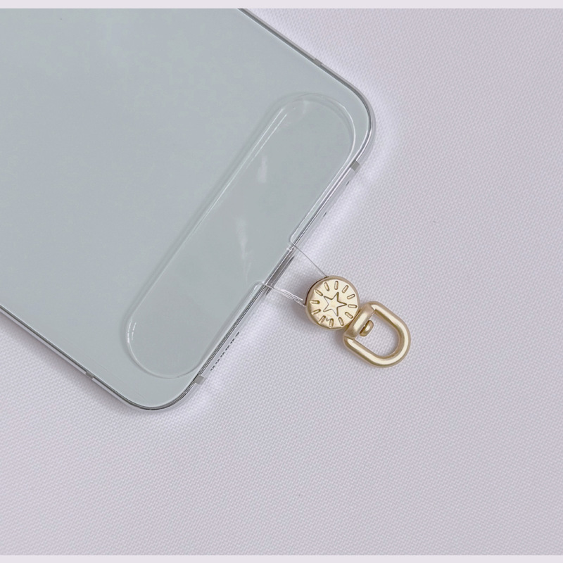 Mobile Phone Gasket Tpu Injection Molding One-Piece Transparent Mobile Phone Clip 360 ° Rotating Mobile Phone Diagonal Anti-Lost Patch