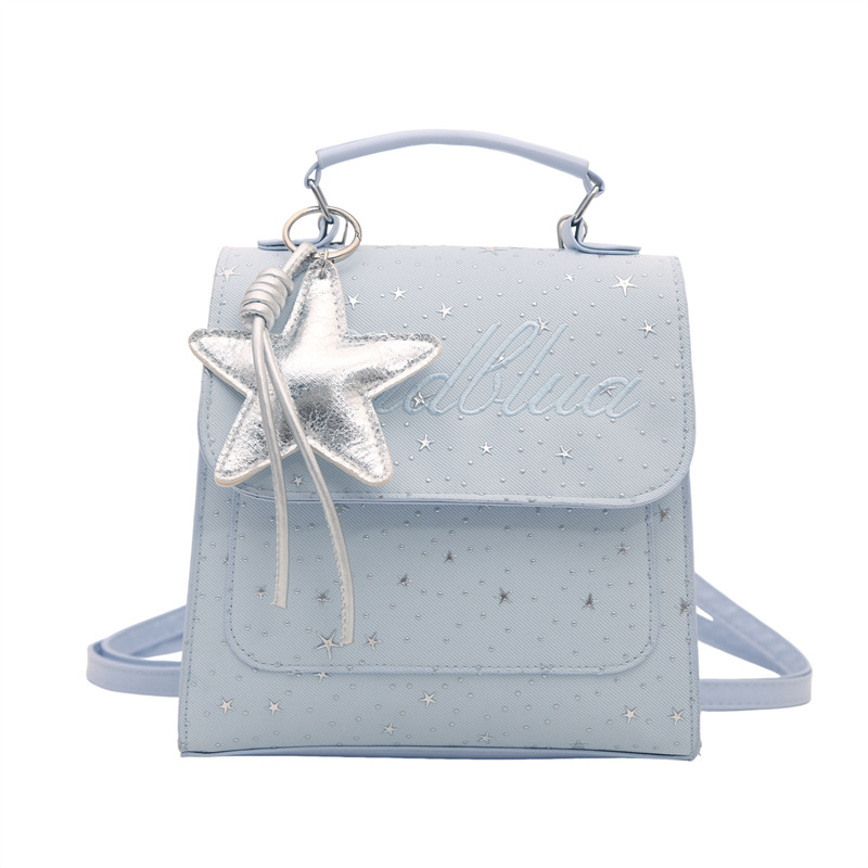 Mochila de moda coreana Full Sky Star 2026 nuevo estilo coreano estilo académico letras versátiles mochila de mano casual