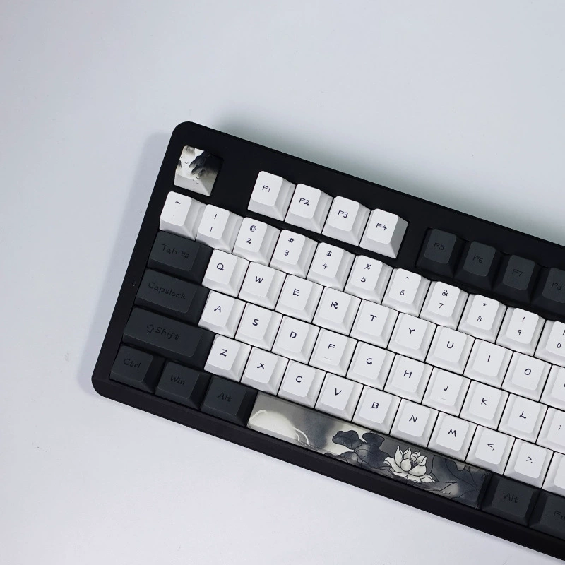 Keycap Lotus ink китайский стиль оригинальная высота PBT утолщённая сабля кастомизированная механическая клавиатура