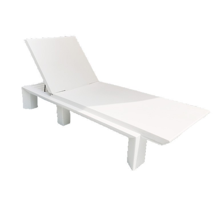 Transfronterizos venta caliente al aire libre cama de reclinación hotel al aire libre ocio alojamiento residencial piscina sillón de playa de plástico silla de relajación