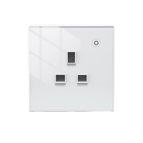 ZIGBEE Tuya smart home wall socket app voice timing 16a power monitoring smart socket