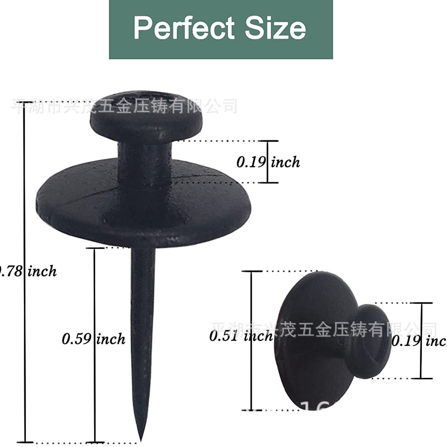 供应图钉挂钩 双头挂画钉 装饰性双头钉