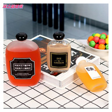 批发玻璃瓶酒瓶简约果酒瓶烈酒瓶扁瓶果酒小酒瓶密封玻璃空瓶