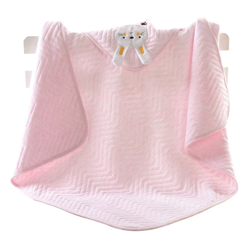 Лето-весна-осень детское одеяло детское хлопковое мягкое Впитывающее одеяло с мультяшным рисунком детское одеяло